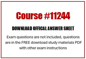 11244 - Offical Answer Sheet (8 Con. Ed. Cr.)